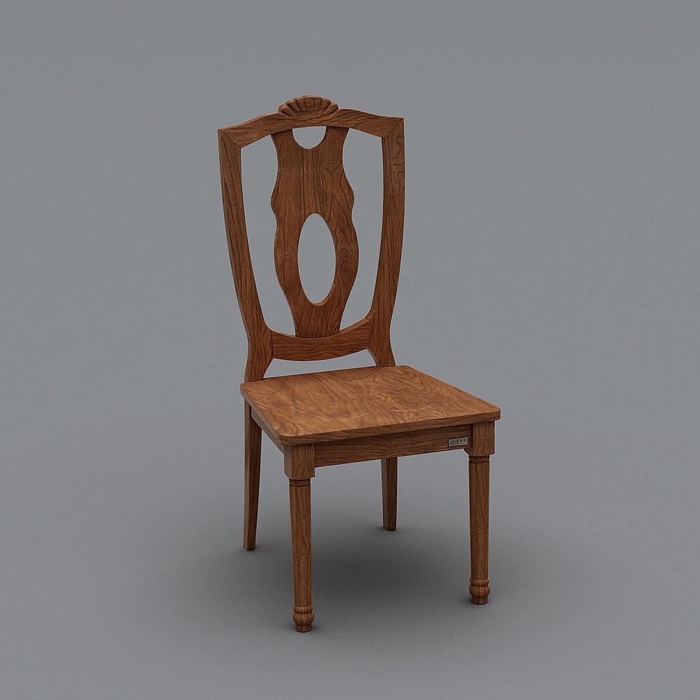 WMN02餐椅3D模型