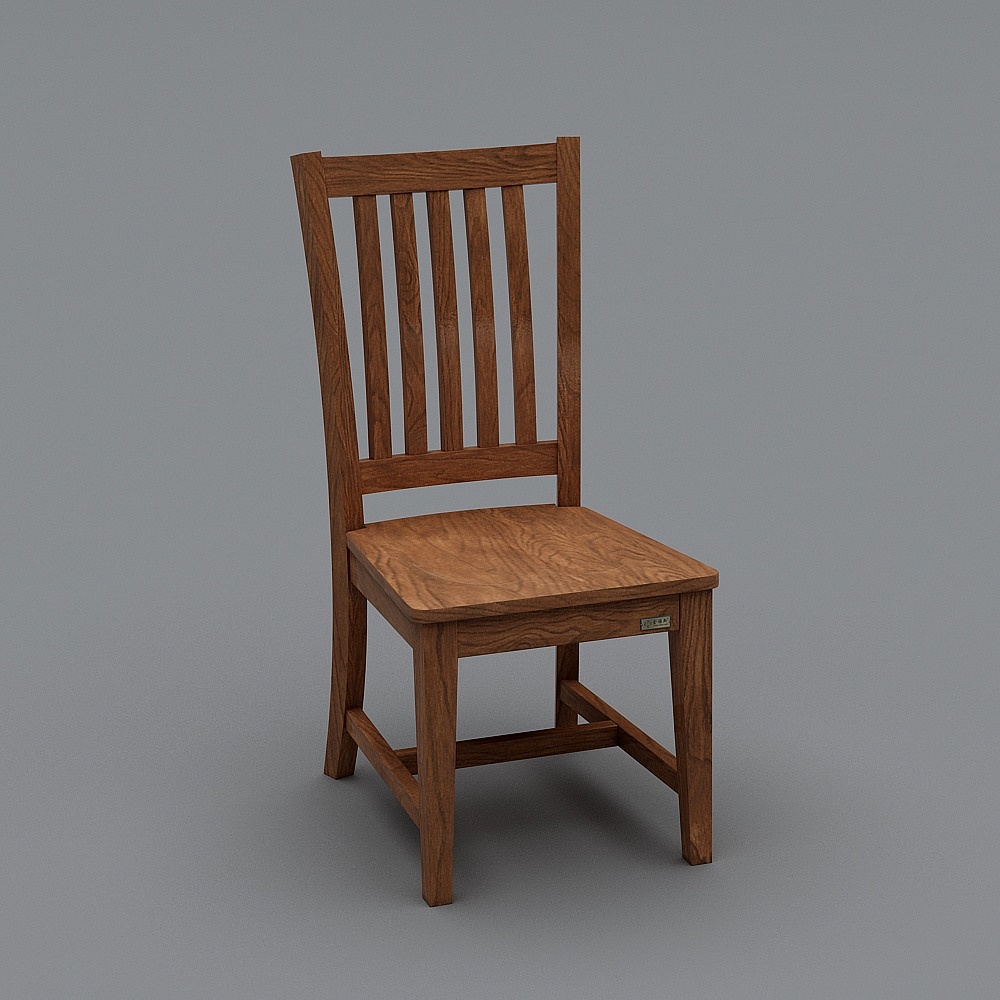 WMN03餐椅3D模型