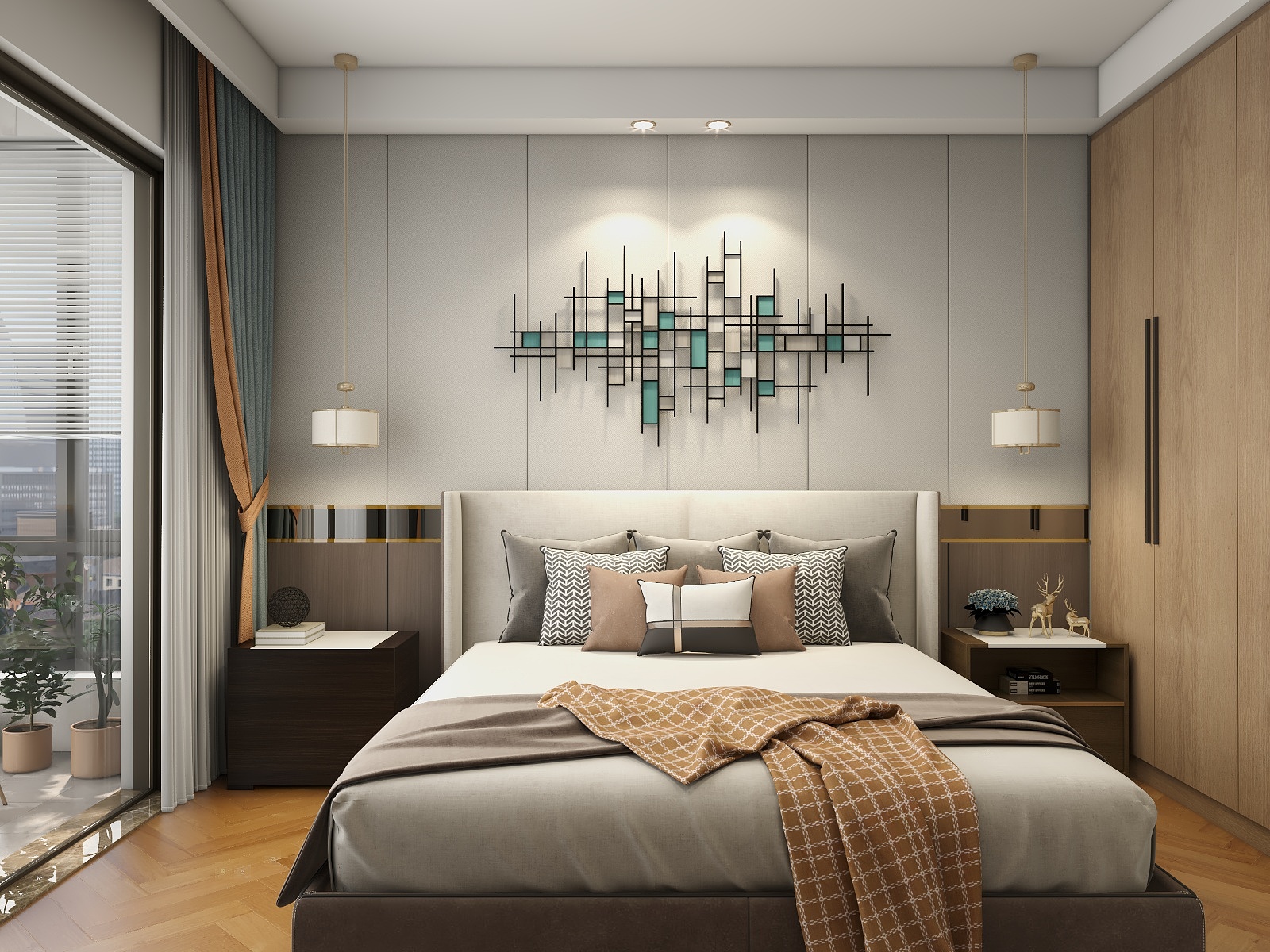 設計師MSzhang-110平现代中式风格||6-A户型-装修设计方案