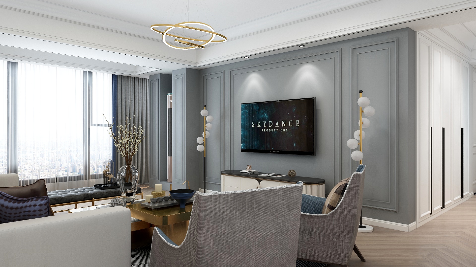 小熊某人-新市华都美式-装修设计方案