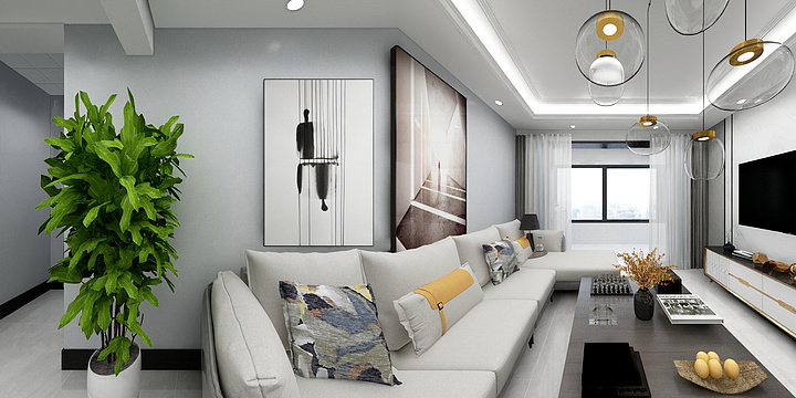 未来可期呐-国泰7期1-1-401（丽）鱼-装修设计方案