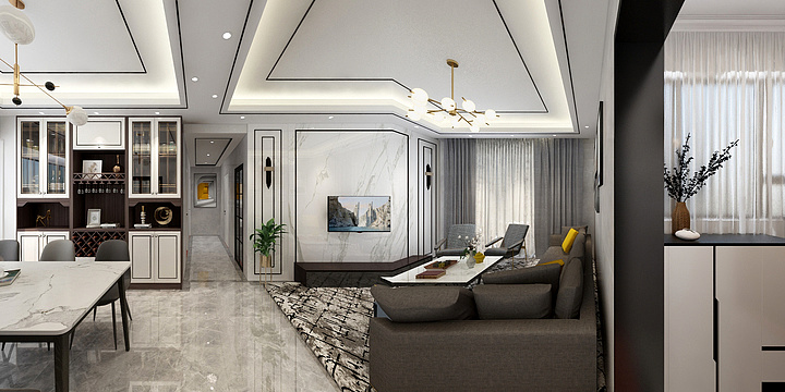 河图设计工作室-现代-雅致-装修设计方案