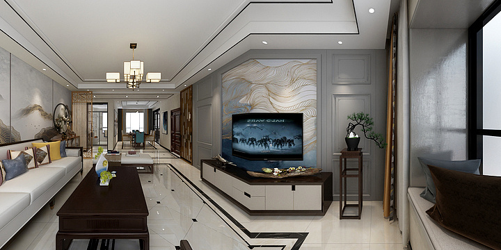 夏津君尚装饰工程有限公司-阳光锦秀城13-2-702-装修设计方案