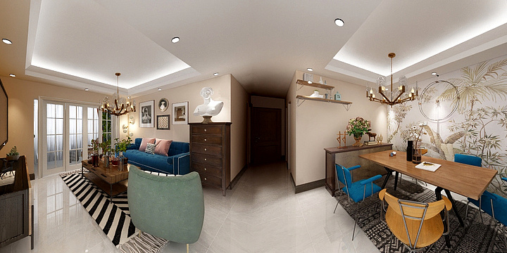 流光琴-荣耀城-装修设计方案