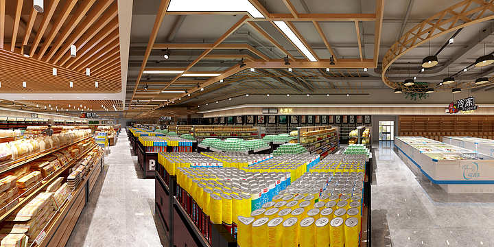 心心香印-半岗超市方案2-装修设计方案