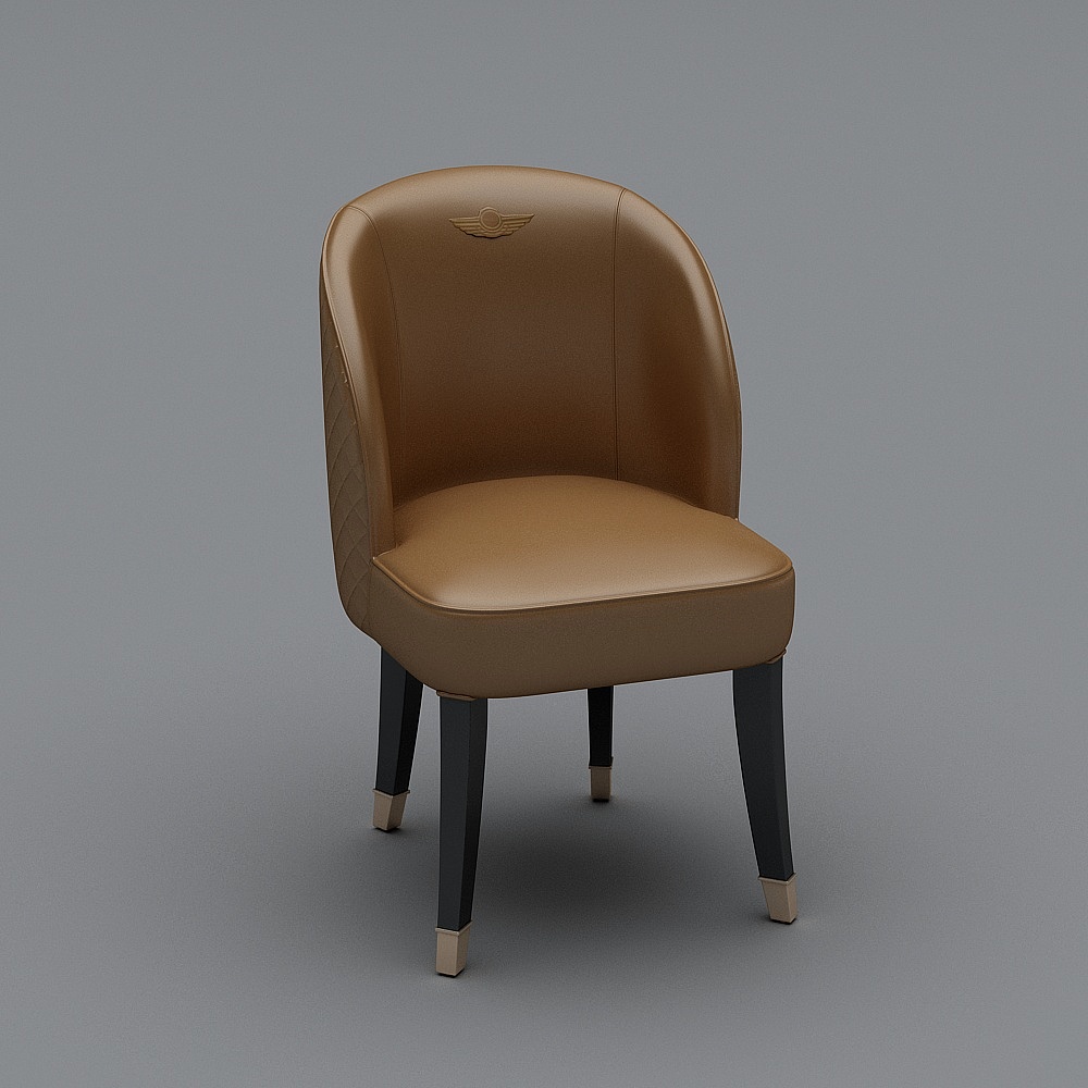 金丽典范迪奥-F05餐椅3D模型