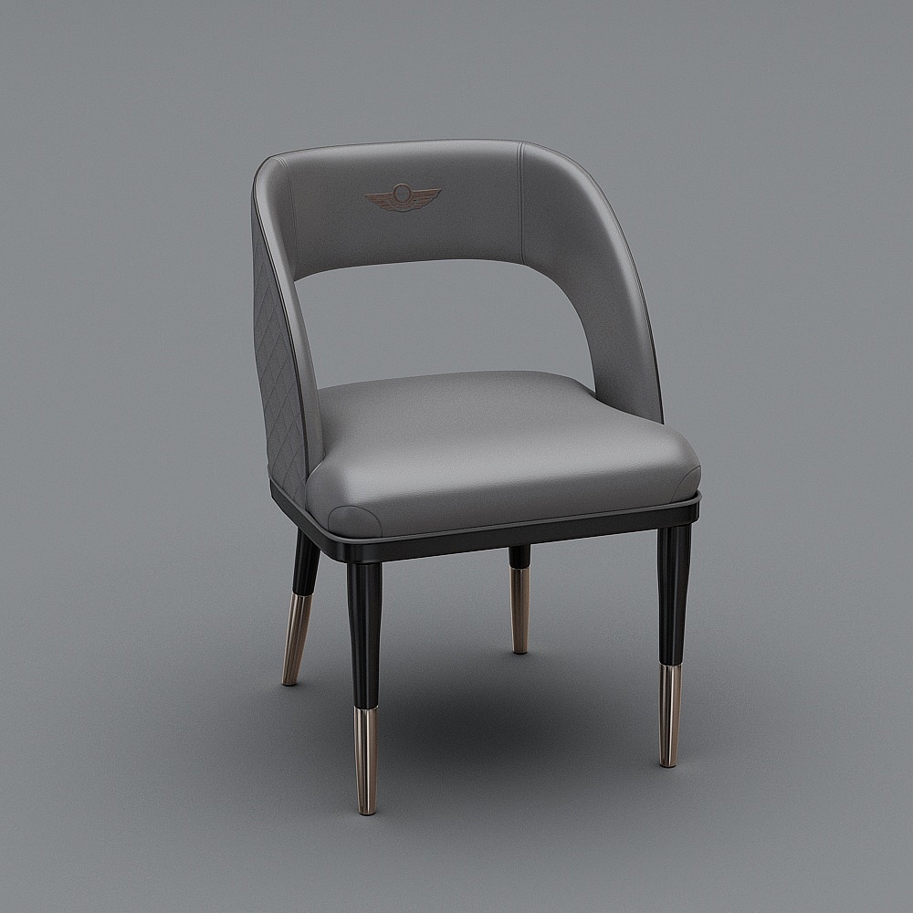 金丽典范迪奥-F01餐椅3D模型