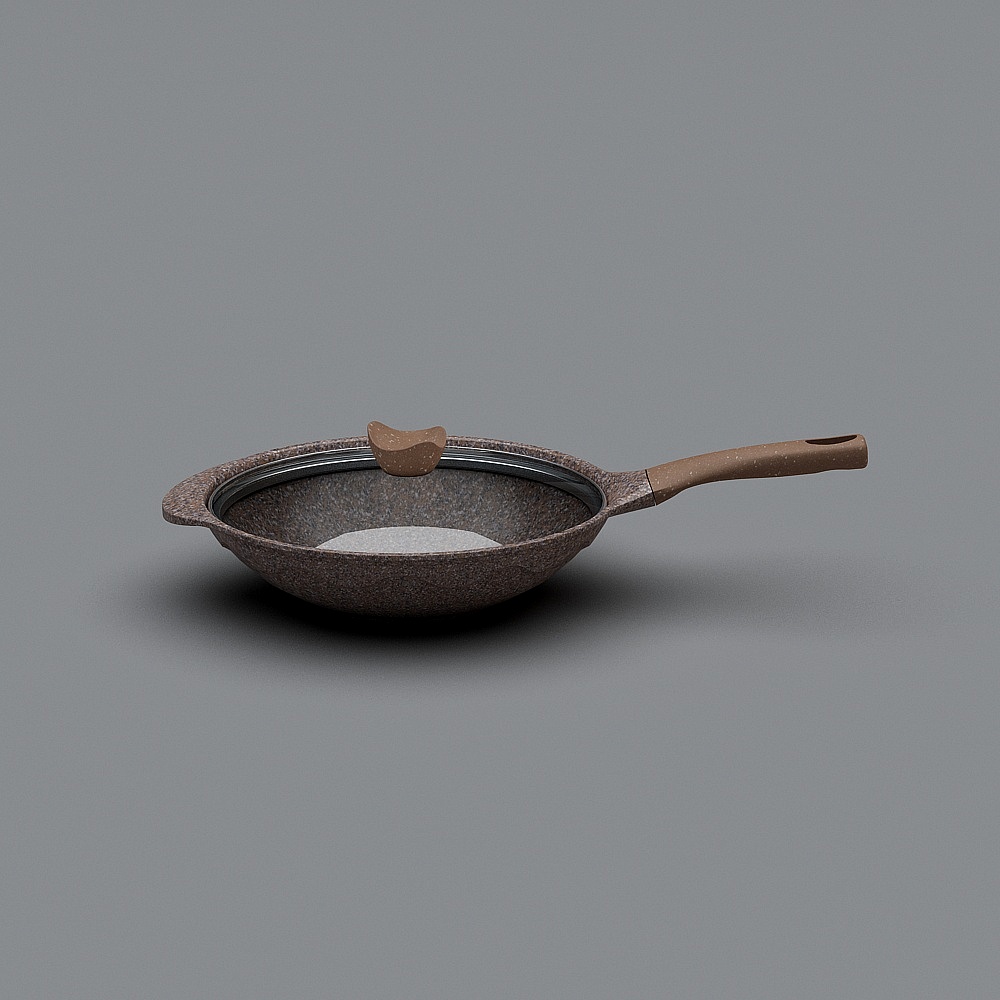 ALFETTA-炒锅＋盖(1)3D模型