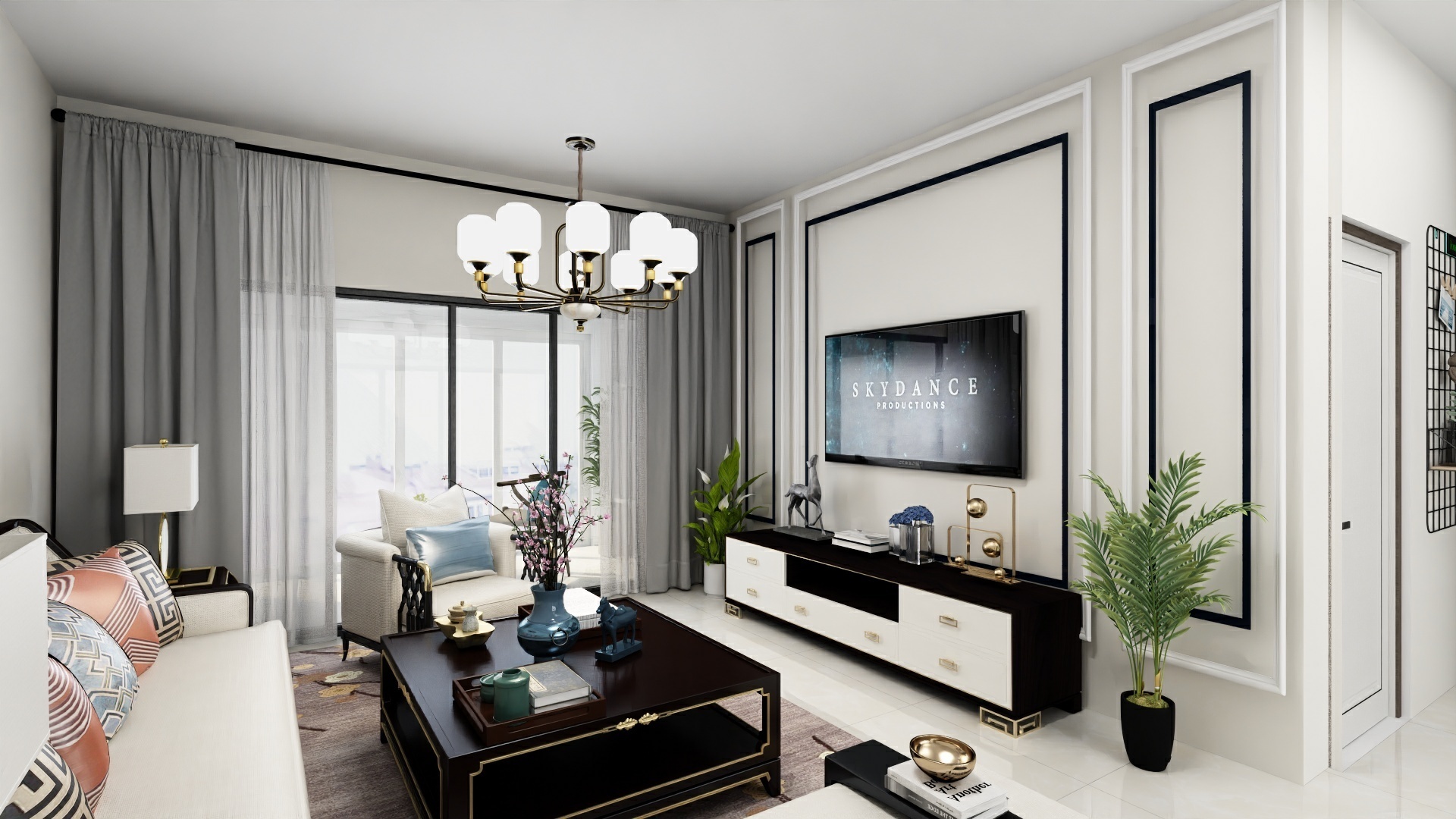 流光琴-一号大院-装修设计方案