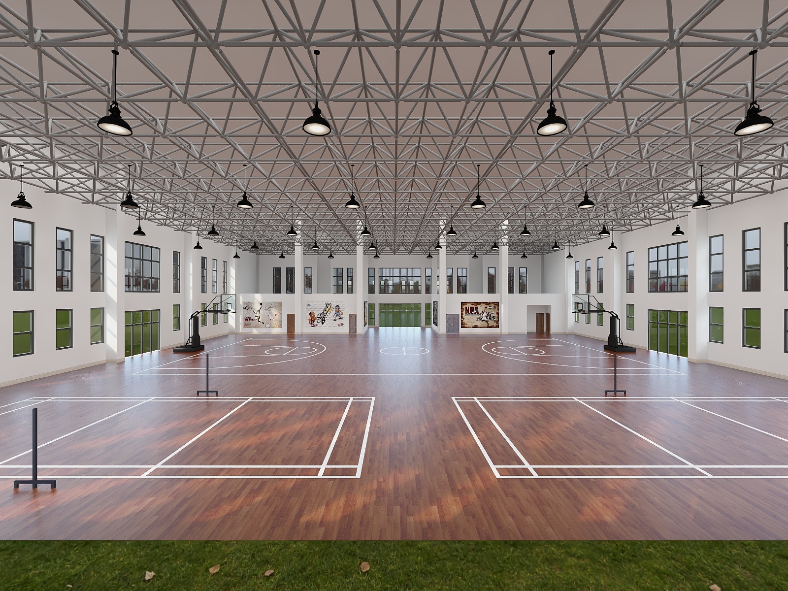 设计师的工作室-旺莆北管理中心体育馆-装修设计方案