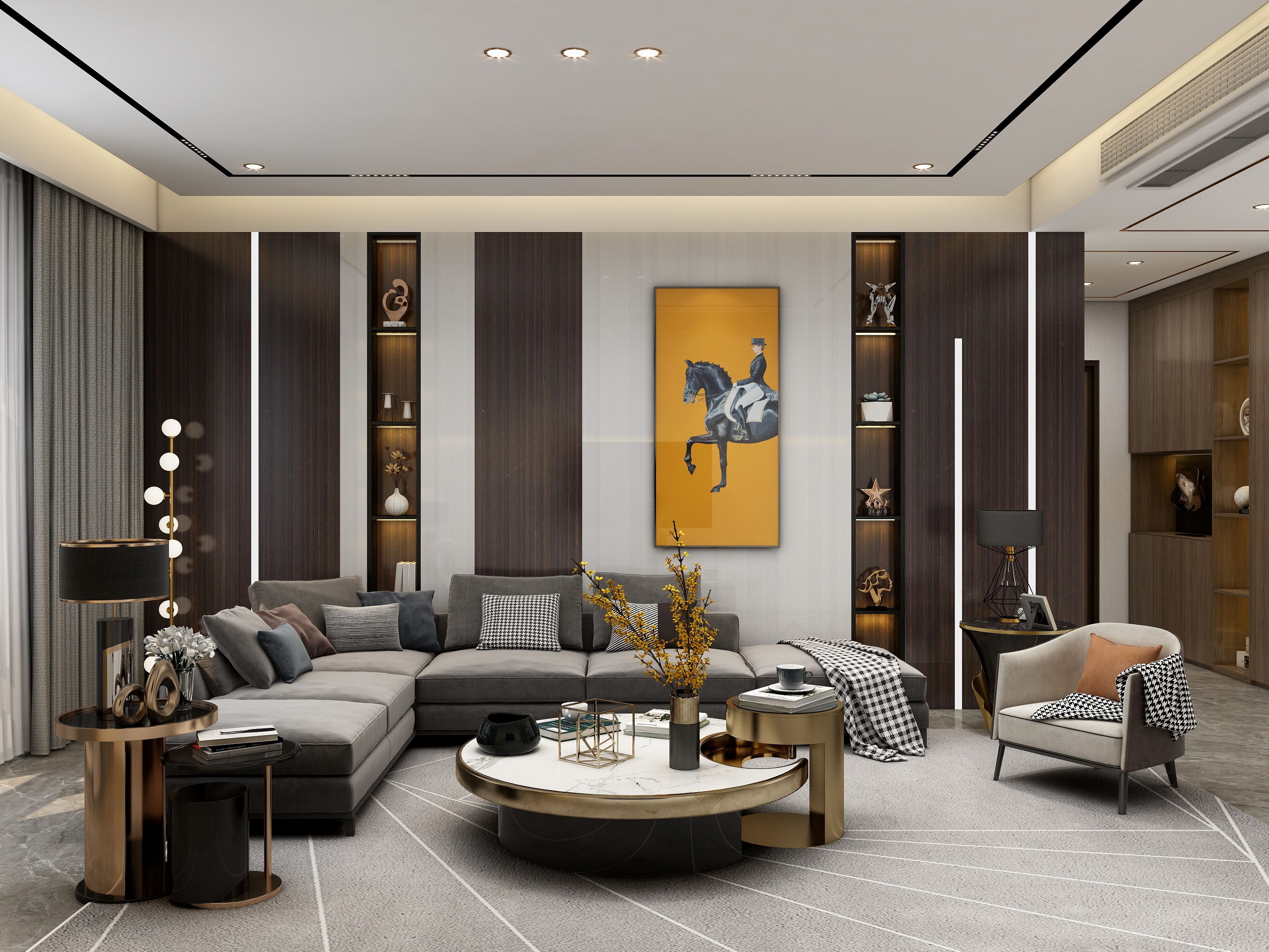 归境设计-《层次》港式轻奢客餐厅-装修设计方案