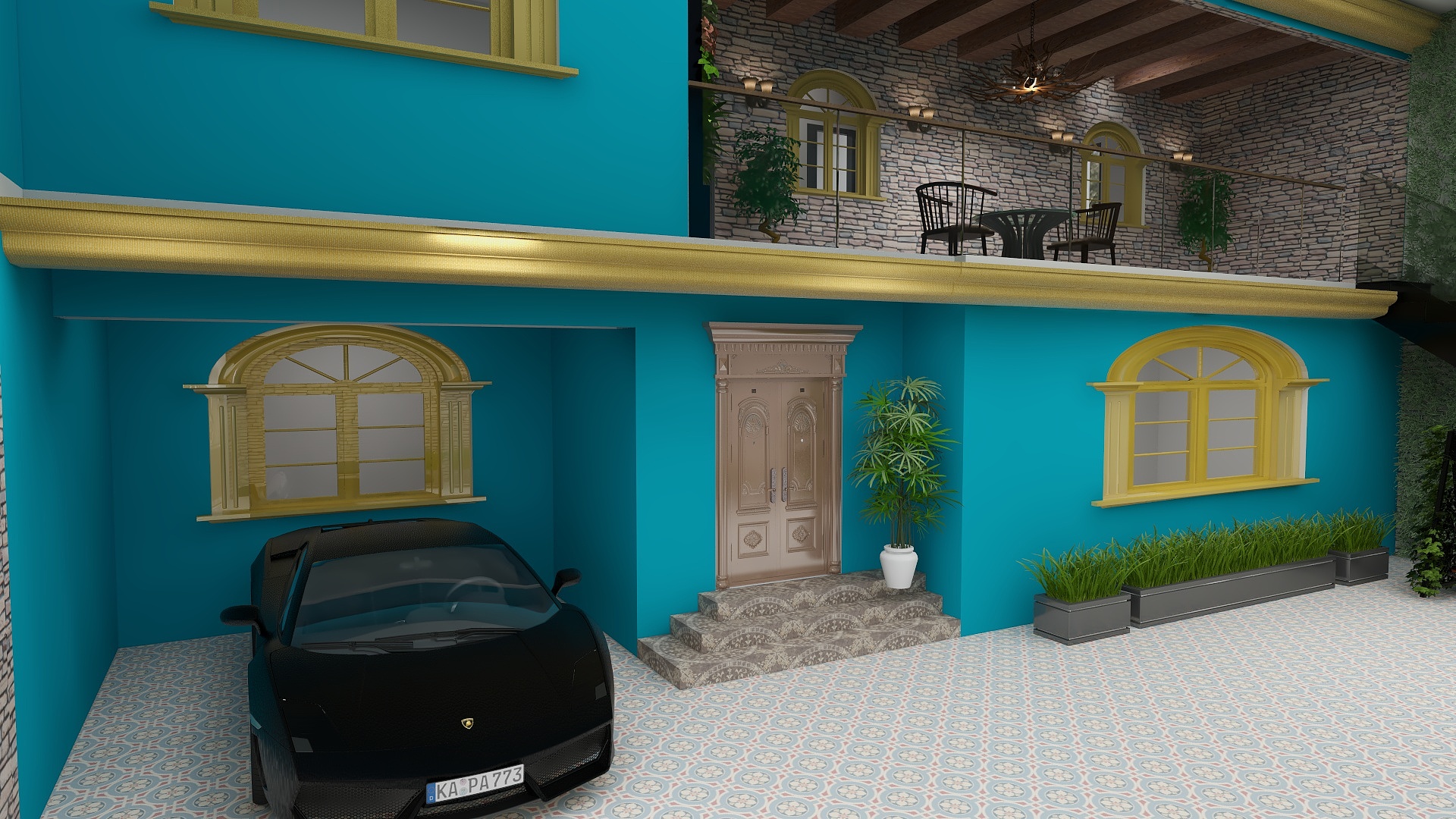 艾总19990365846-未命名户型图-装修设计方案