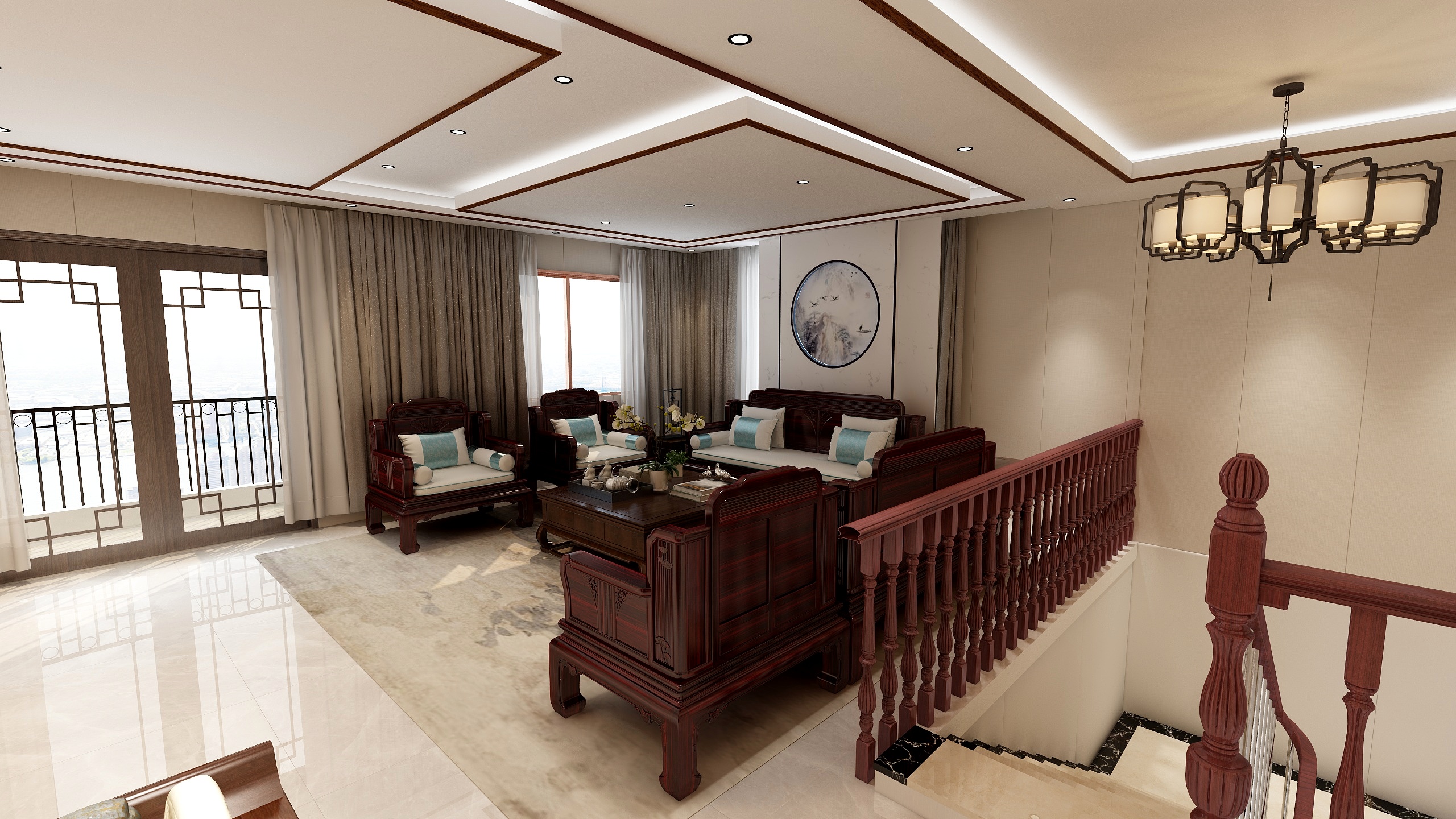 彭萌-樟木头杨总豪宅-装修设计方案