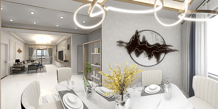 葛杨李-中梁·壹号院（北院）1号楼802-装修设计方案