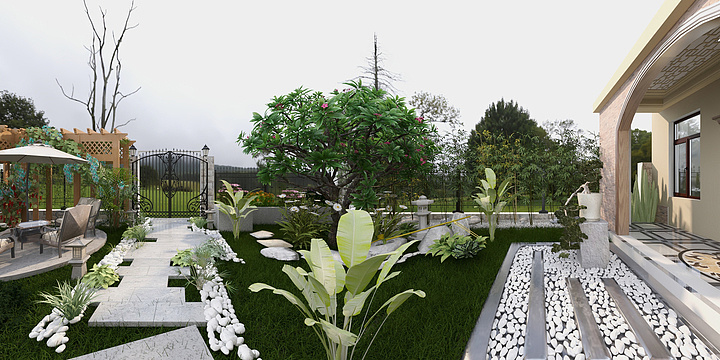 星图设计-别墅庭院-装修设计方案