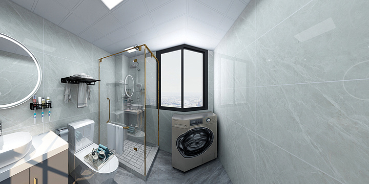 熊正武-长沙开福区胡总厨卫-装修设计方案