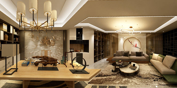 刘磊-负一书房-装修设计方案