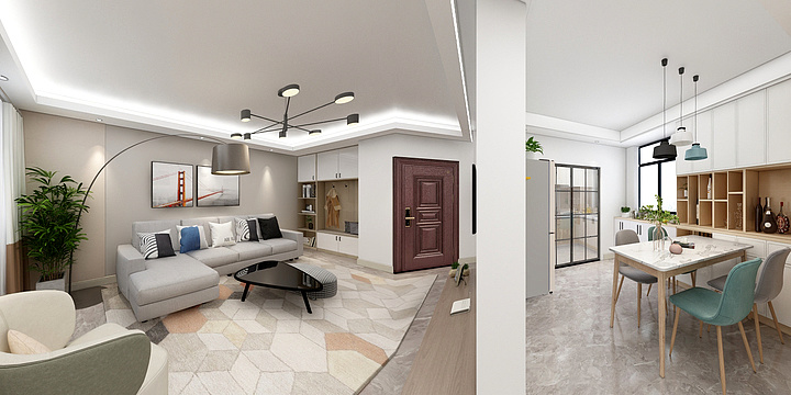 1825ZHnl-南京统亿装饰15150457979北欧风-装修设计方案