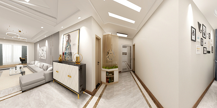 沙漠中行走-同康花苑-装修设计方案