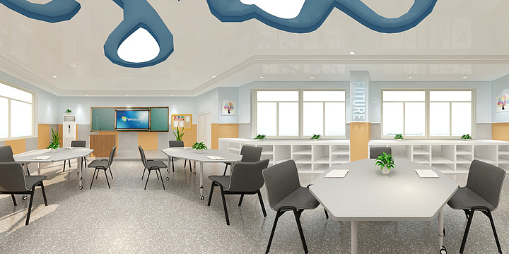 亚太桐-马场二小科学室-装修设计方案