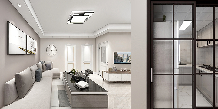 1825ZHnl-丁家庄65m²-装修设计方案