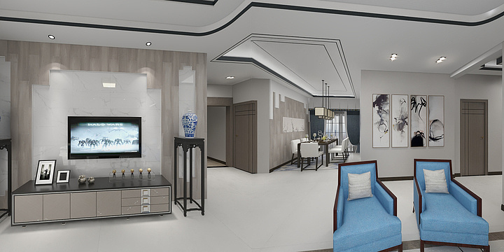 新艺美家-宝隆世家-装修设计方案