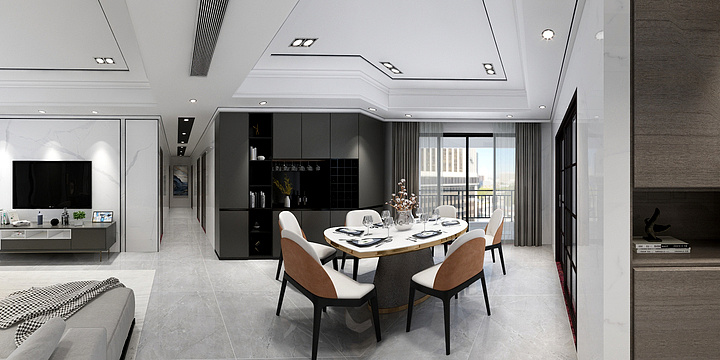 中山市雅乐居装饰-剑桥郡4区5-1603-装修设计方案