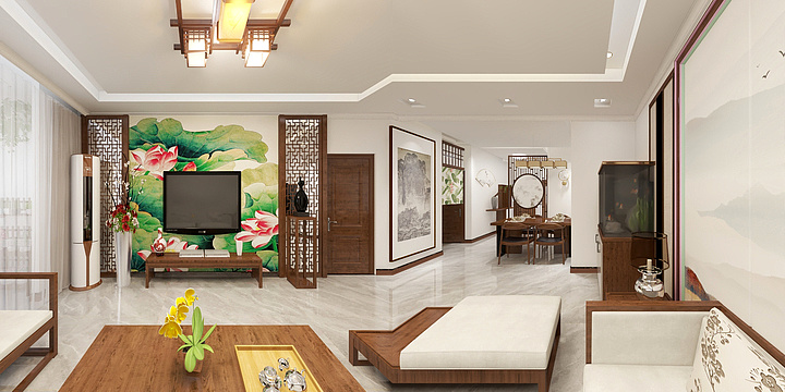 92GBMi-小曹营D户型116平米三室两卫-装修设计方案