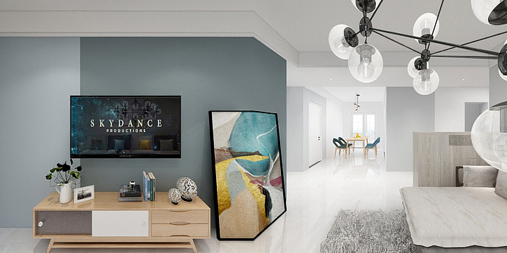 设计师王小七-丽景天成仙林苑30#2-903-装修设计方案