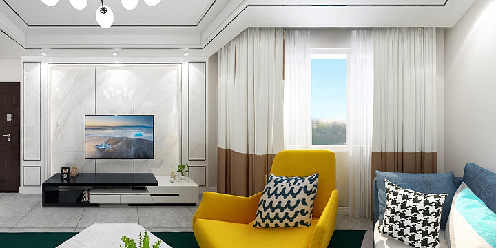 乂O乂NiSD-大庙屯鑫苑81户型-装修设计方案