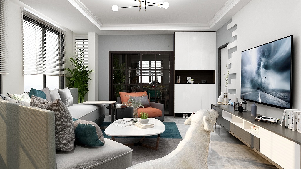 157****6566HiyY-瑞和园89.50㎡B户型3室2厅1卫-装修设计方案