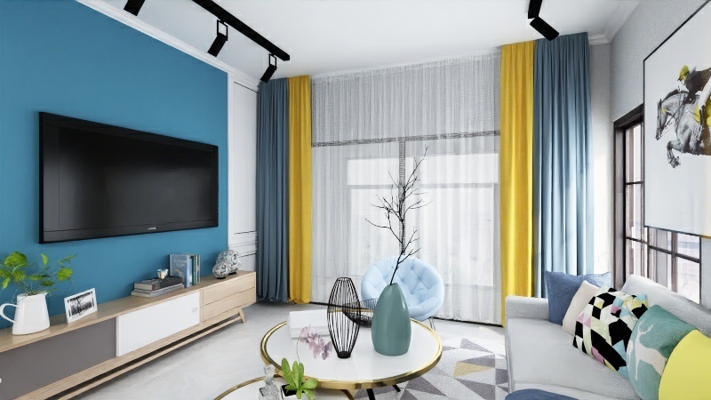 画墨留白-桐华郡高层120平0601-1338-装修设计方案