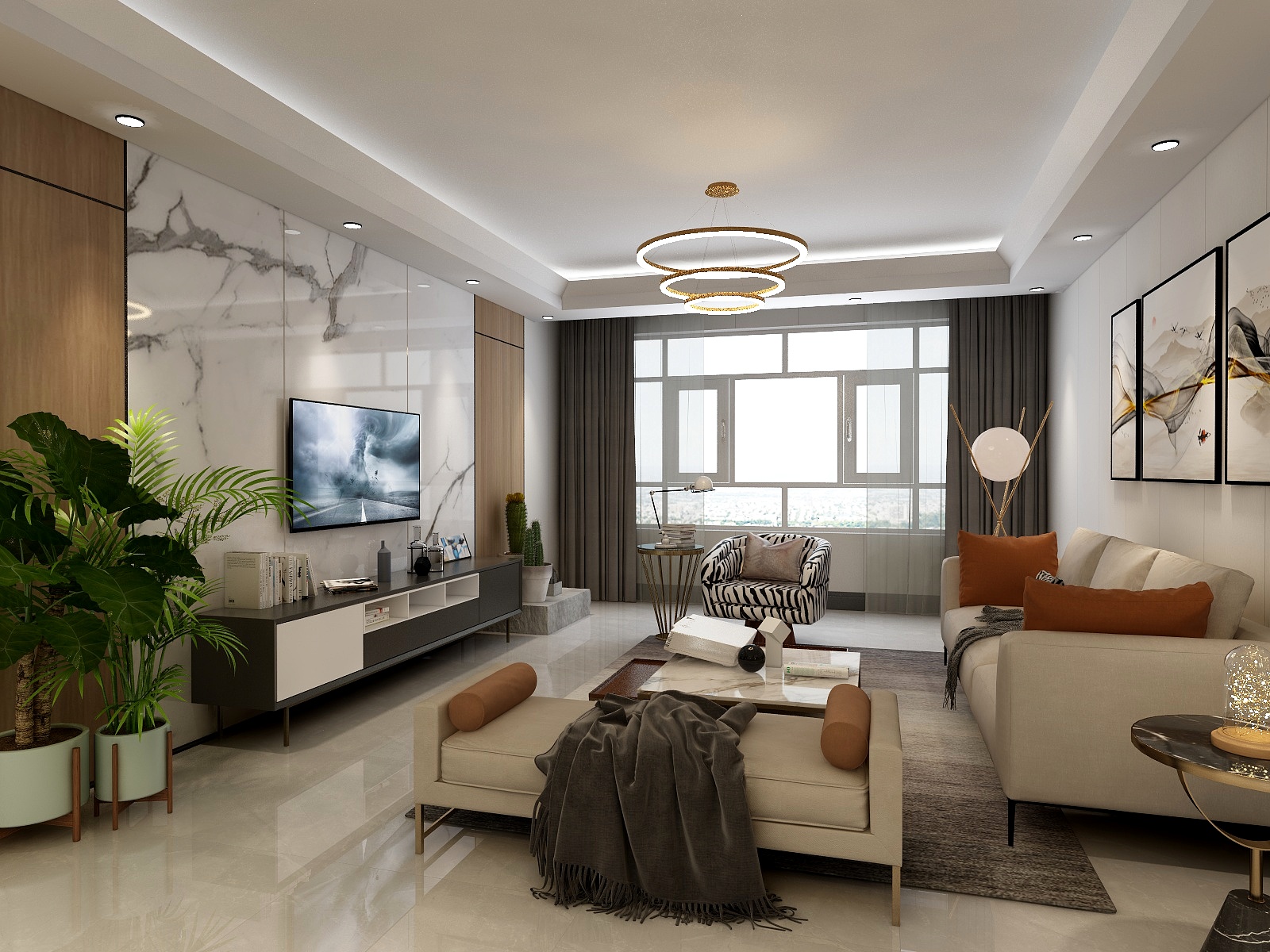 尚禾装饰有限公司-张掖新港城-装修设计方案