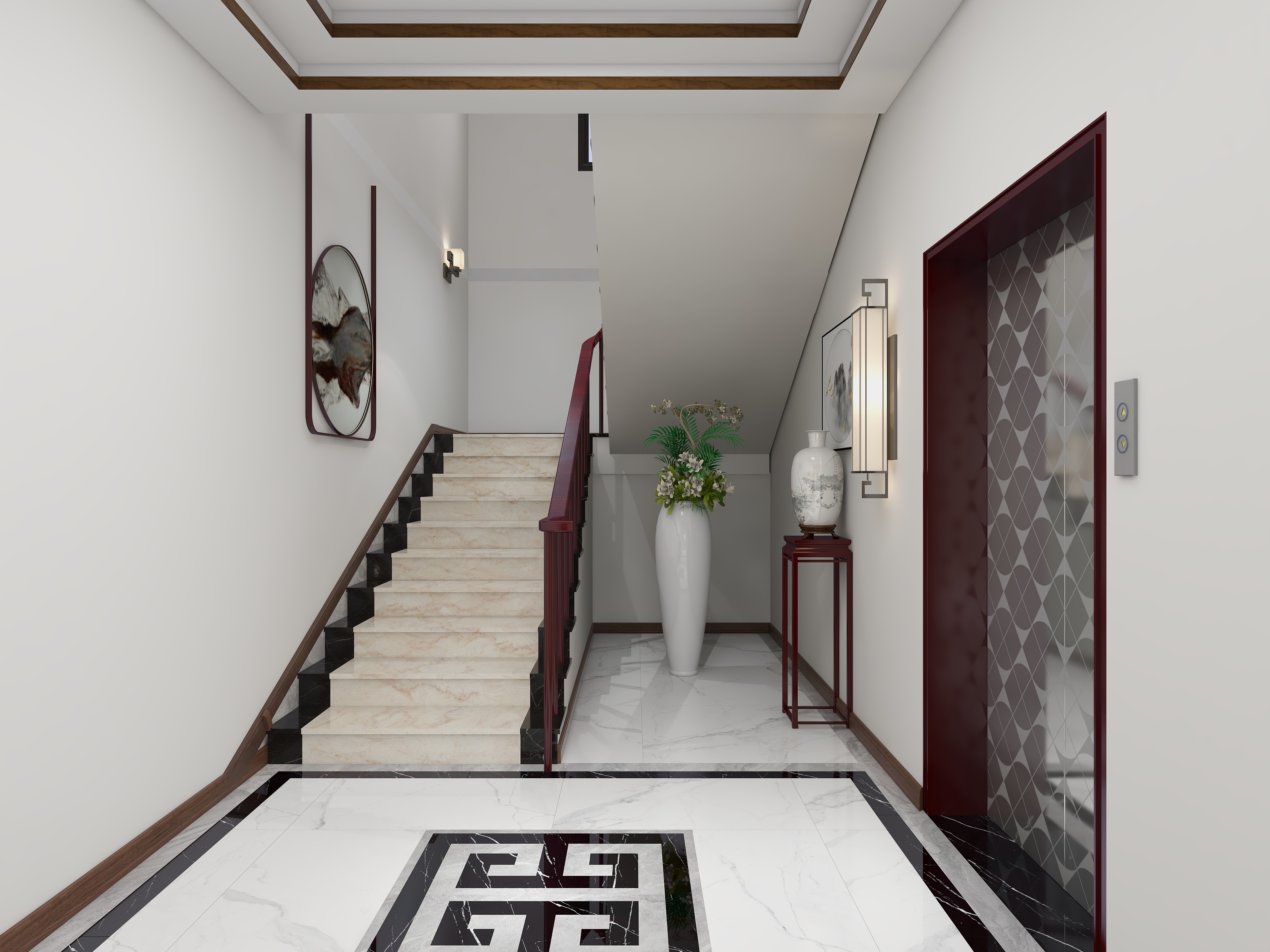 3V视点-中式别墅-装修设计方案