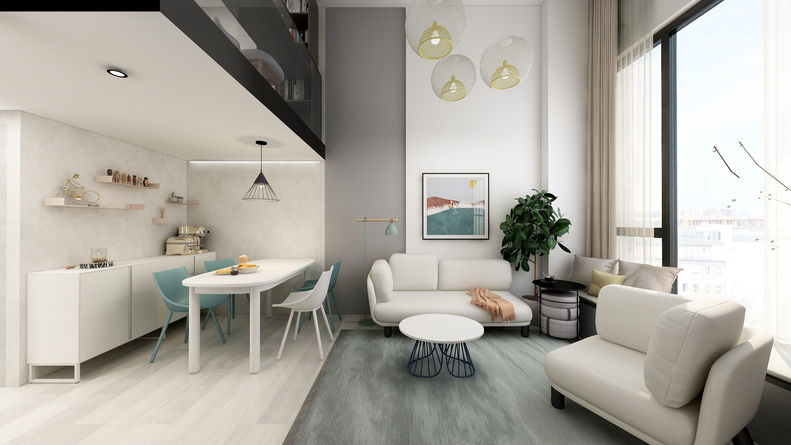 lucky乐-单身独居LOFT-装修设计方案