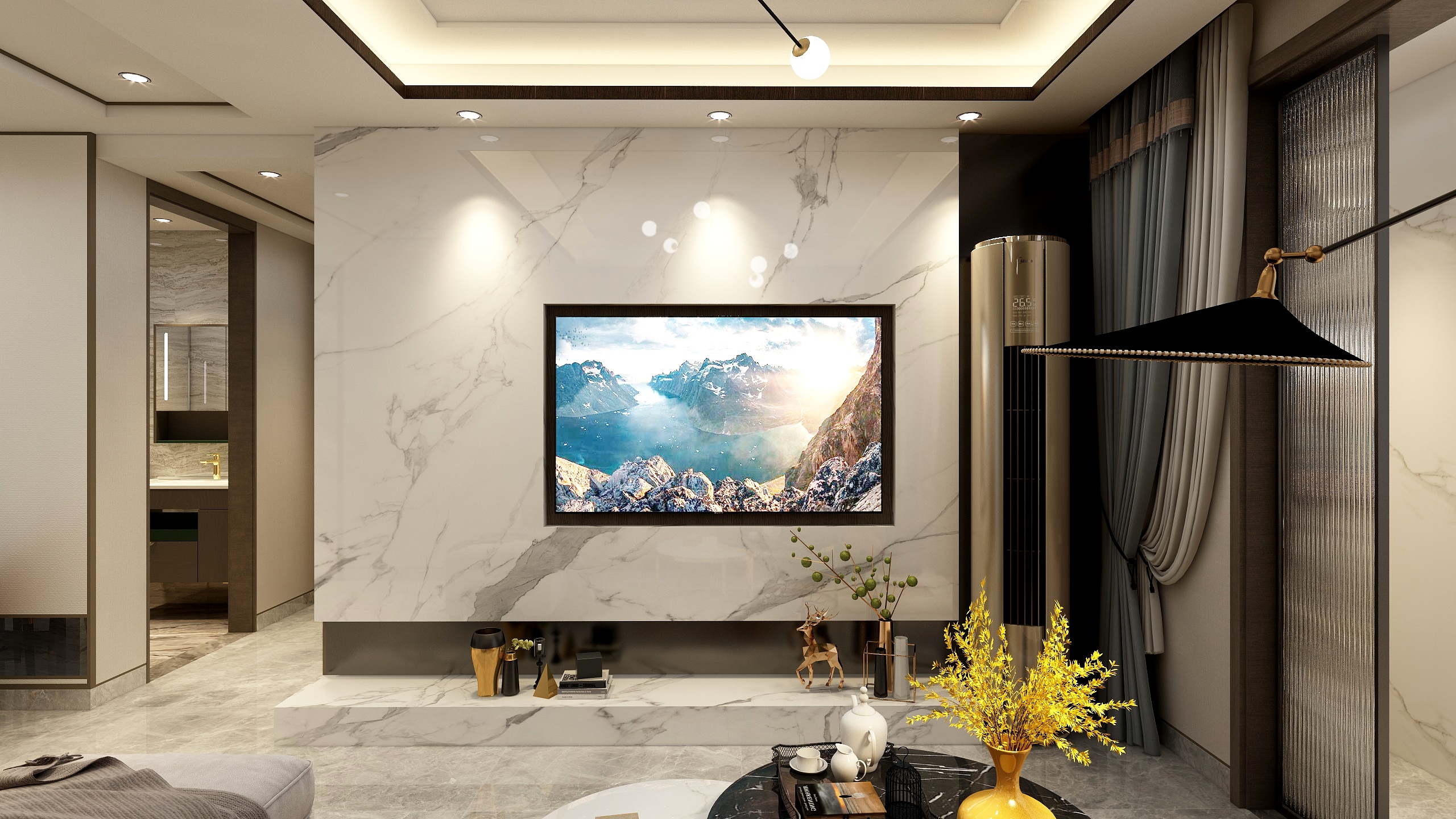 張文强-样板间-副本-装修设计方案