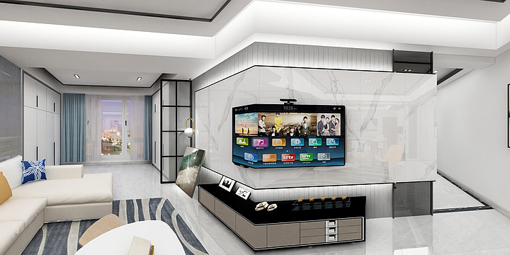 自由设计工作组-水印豪庭29栋A单元2007-装修设计方案