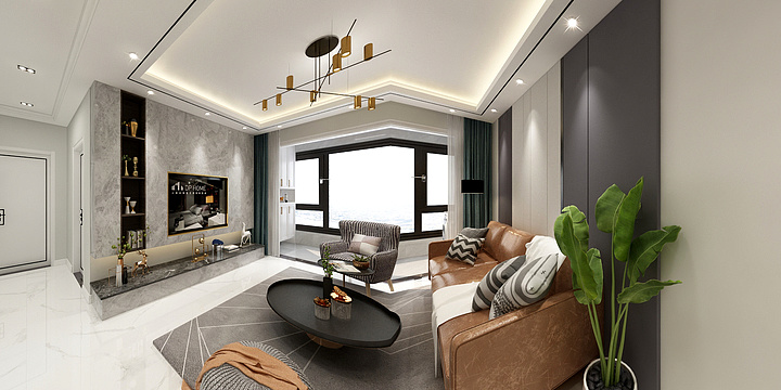 蝈蝈设计001-万达广场24#-装修设计方案