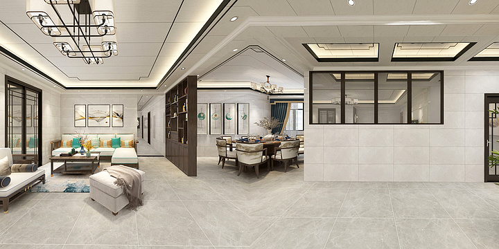 T视觉-新中吊顶图3-装修设计方案