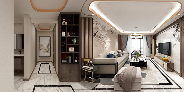 莫奈空间设计装饰-海棠公馆-副本-装修设计方案