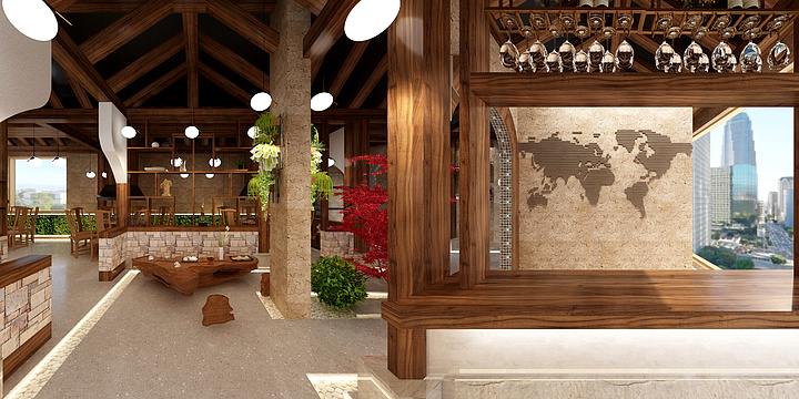 YFZSX-烧烤店-装修设计方案