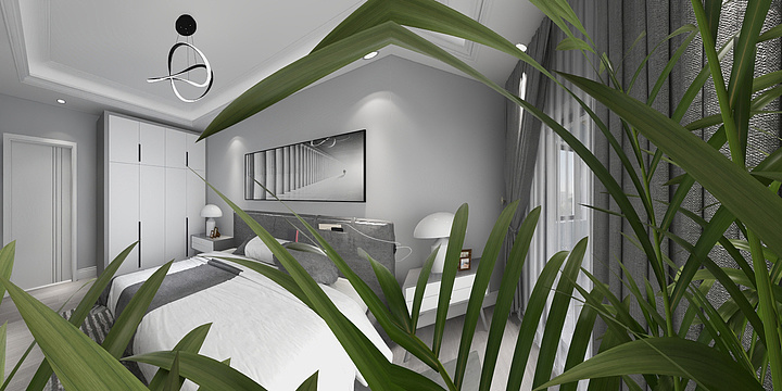 淡定从容UhcA-橄榄城1301-东-装修设计方案