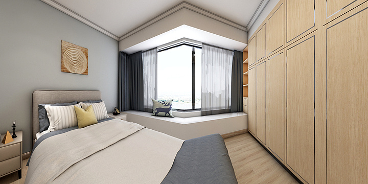 居天下丨-花曼丽舍1.2.9.10.12栋02户型北欧-装修设计方案