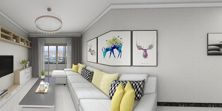 室内装饰设计梁工-万燊花苑1栋2单元2501-装修设计方案