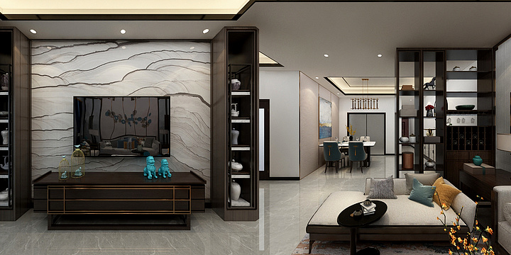 新中式轻奢风格-副本-装修设计方案