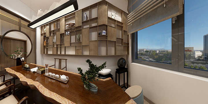 蒙自品尚装饰邵玉-茶空间1-装修设计方案