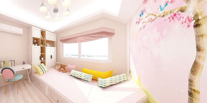 流光琴-瑞和园89.50㎡B户型3室2厅1卫-装修设计方案