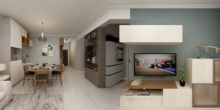 萍萍设计师-景都花苑-装修设计方案