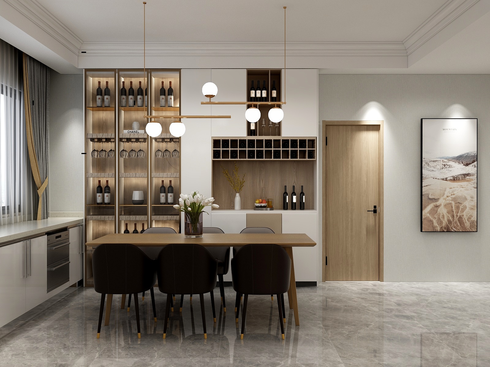 莉莉设计师-翟府现代风-装修设计方案