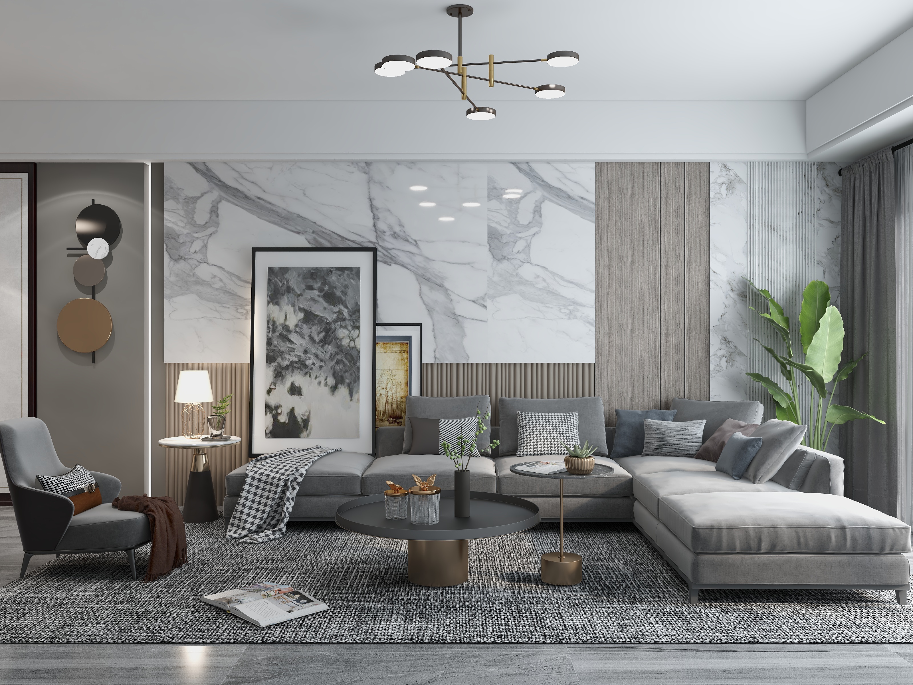 疾风yang-客餐厅-装修设计方案